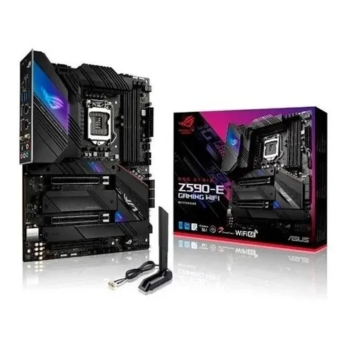 Mother Asus Rog Strix Z590-e Gaming Wifi Color Rojo