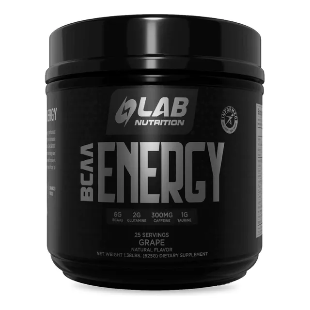 Bcaa Energy Powder - Lab Nutrition 625gr Sin Sabor