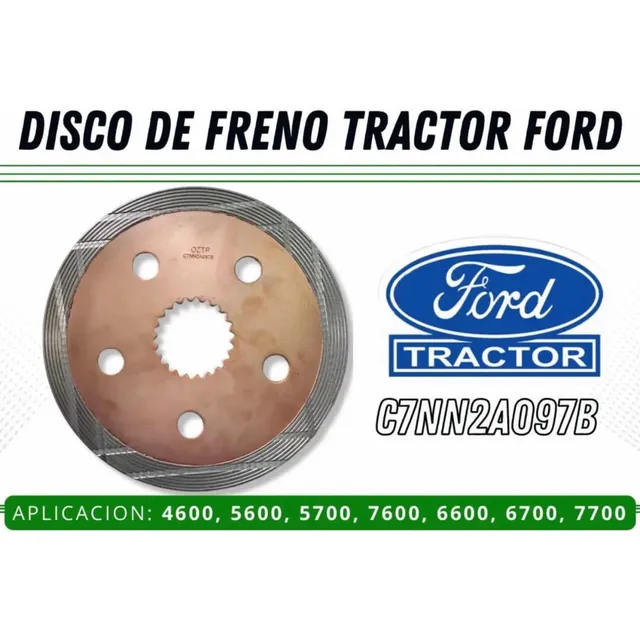 Disco De Freno Tractor Ford 4000/5000/6000/7000