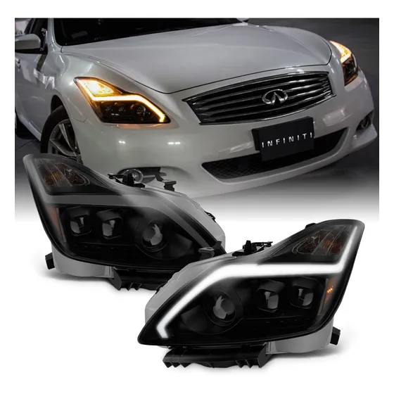 Akkon Para Coupe Nuevo Led Ahumado Secuencial Tubo Faro