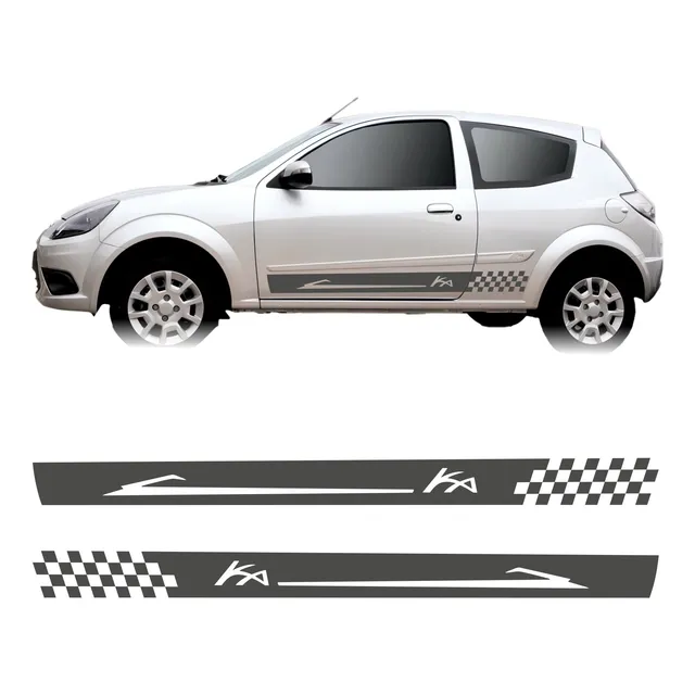 Acessorio Kit Adesivos Faixa Lateral Ford Ka G2 2008 - 2013