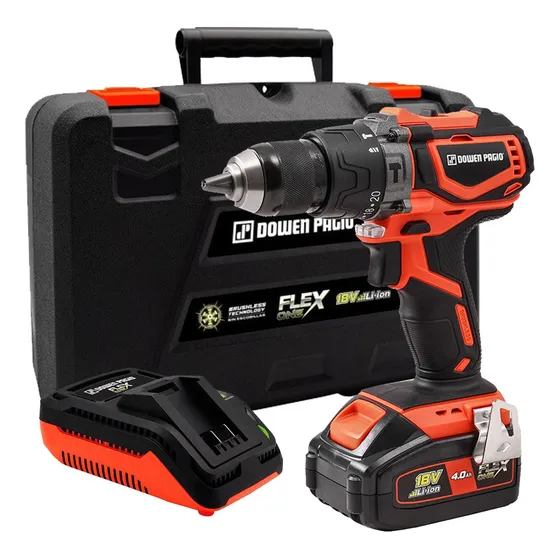 Taladro Percutor A Batería 18v 13mm Brushless Dowen Pagio