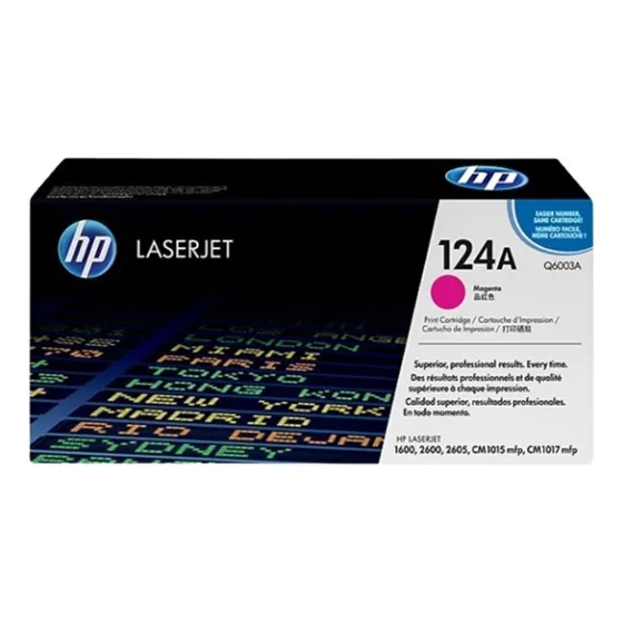 Toner Original Magenta Q6003a 124a P/ Laserjet 2600 Cm1015 