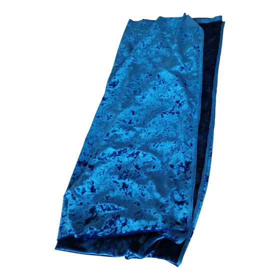 Hermoso Terciopelo Chiffón Azul 1.60 Metros, Ancho 1.50.