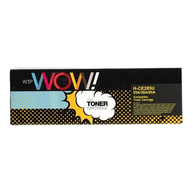Cartucho Toner alternativo Laser Wow H-ce285u para Hp Ce285a 285a 85a 35a P1005 tinta color negro