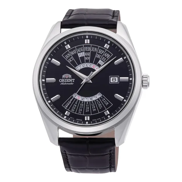 Reloj Para Hombre Orient Multi Year Con Esfera Negra Ra-ba00