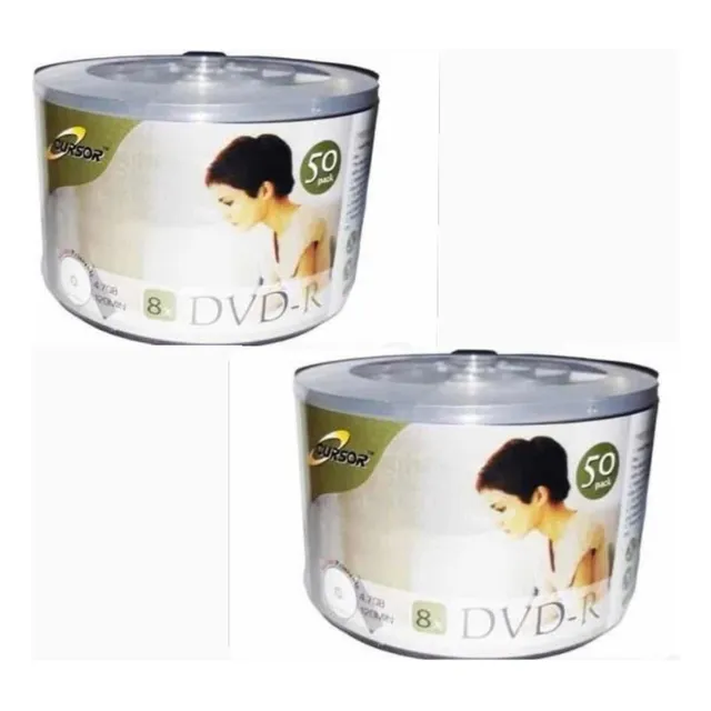 Discos Dvd R 8x Imprimible Cursor 4.7gb 2pack 50 Unidad C/u