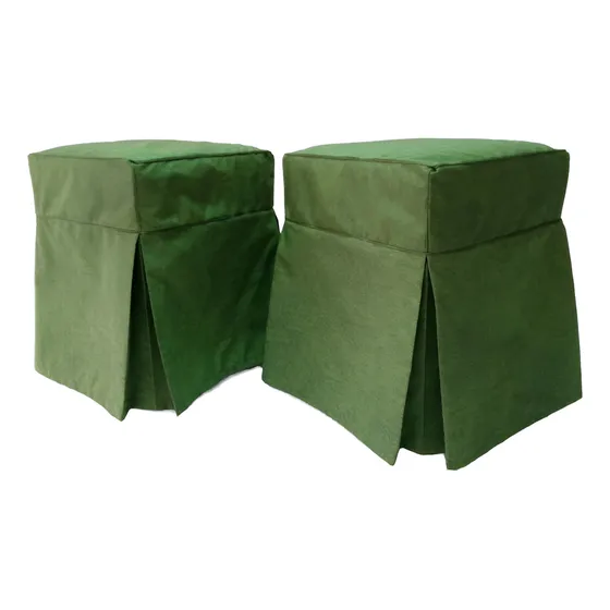 Capas Para Puff  Kit Com 1 , Em Sarja / Acquablock Karsten
