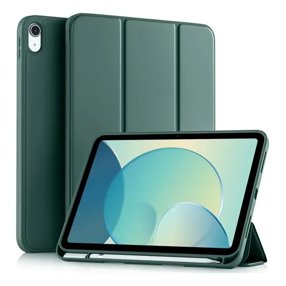 Case Funda Para iPad A16 (2025) iPad 10ma Gen 10.9 (2022) Verde Oscuro | Cuotas sin interés
