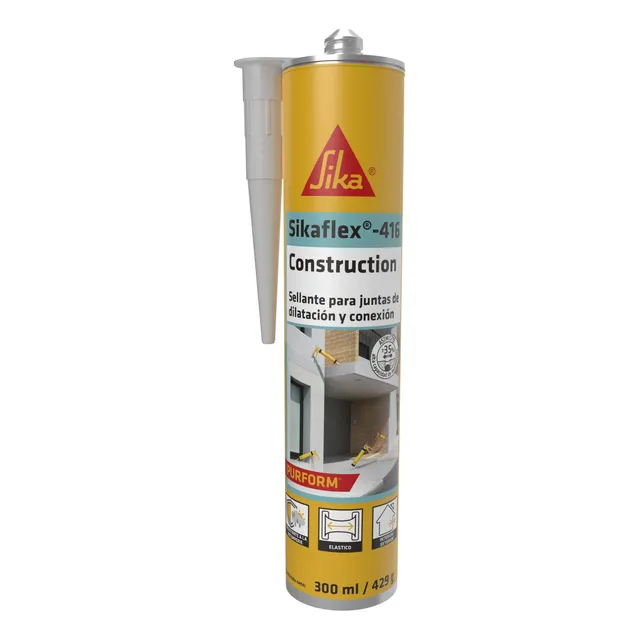 Sika Sellador Poliuretano Sikaflex Construction 416 Gris