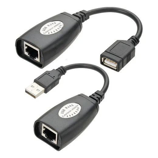 Extensão USB 2.0 via Cabo de Rede LAN - Alta Performance