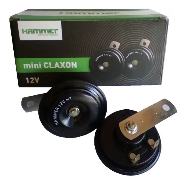 Corneta Claxon Mini Tipo Toyota 420hz 12v Hammer