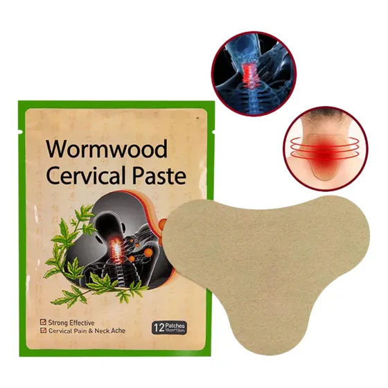 12 Tira Dores Wormwood Lombar Incômodos Corporais Env Já