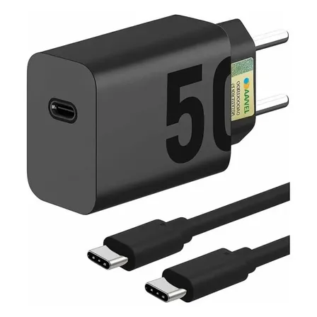 Carregador Lehmox Le-491 Usb-c X Usb-c De Parede Com Cabo Carregamento Super Rápida Preto