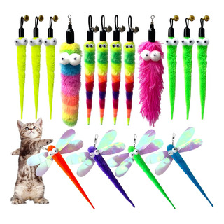 Recambios Para Juguetes Con Forma De Gusano Para Gatos Te... Recambios Para Juguetes Con Forma De Gusano Para Gatos Te...