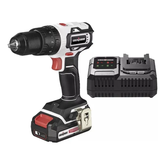 Taladro Percutor 20v Brushless Ubermann Batería Carga Rapida