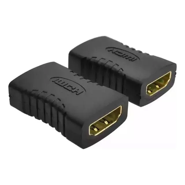 Adaptador HDMI hembra X hembra, cable extensor de empalme, 1