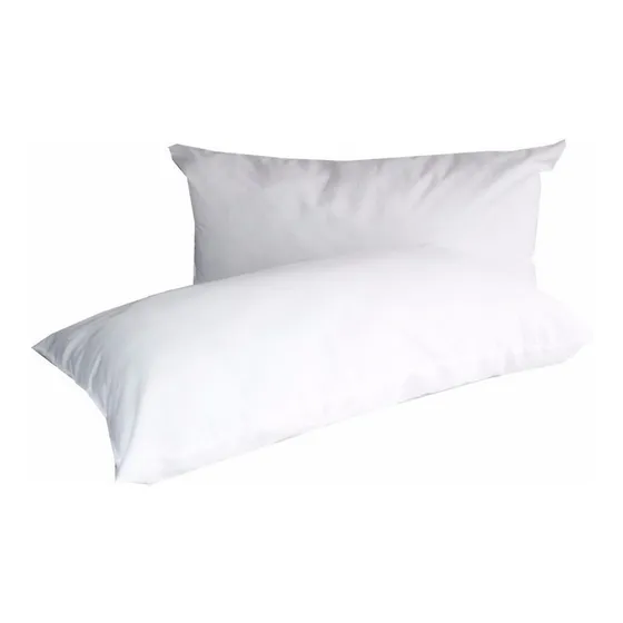 Almohadas Cama King 2 Und 90x50 Con Fundas Color Blanco