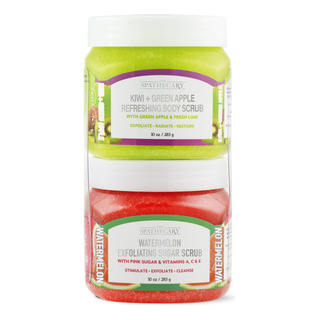 The Spathecary 2 Pack Exfoliating Body Scrub Set - Kiwi & Wa The Spathecary 2 Pack Exfoliating Body Scrub Set - Kiwi & Wa