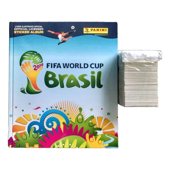Álbum Capa Dura - Copa Do Mundo 2014 - Completo - Para Colar