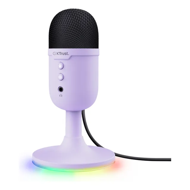 Microfono Gaming Trust 25375 Gxt234 Yunix Usb Purple