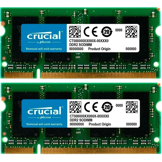 4gb Ddr2 667 / 800 Mhz Para Notebook Pc Mac Nuevas 2x2gb