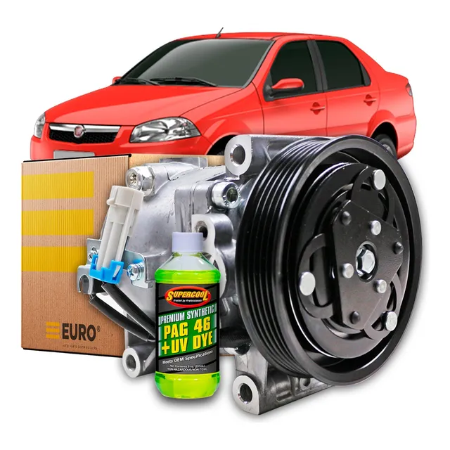 Compressor Ar Condicionado Calsonic Siena 1.0 2010 10