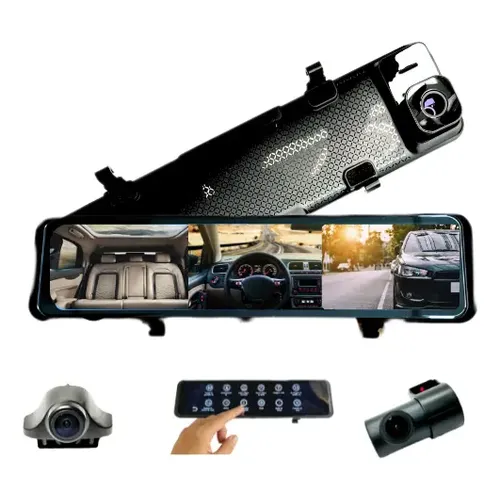Wolfbox G900 Pro Mirror Dash Cam Com Starvis 2 Imx678, De De