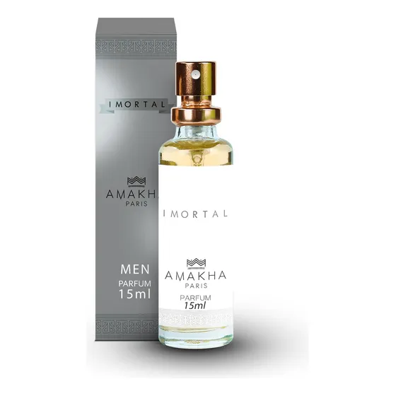 Perfume Masculino Imortal Amakha Paris 15ml Para Bolso