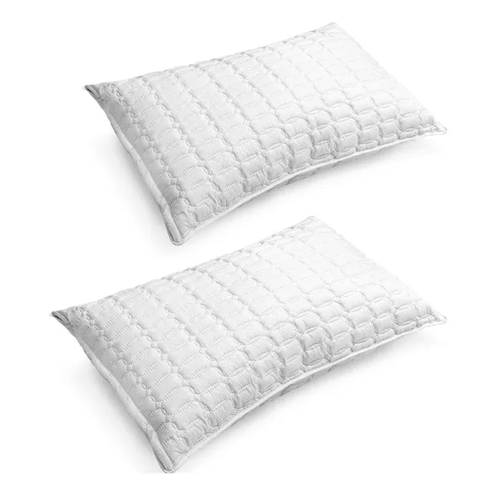 Dos Almohadas Ultrasonido Fibra Silicon Protector Energyplus