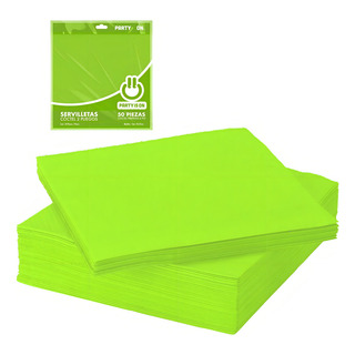 100 Pzas Servilletas De Papel Party Is On Color Verde Kiwi 100 Pzas Servilletas De Papel Party Is On Color Verde Kiwi
