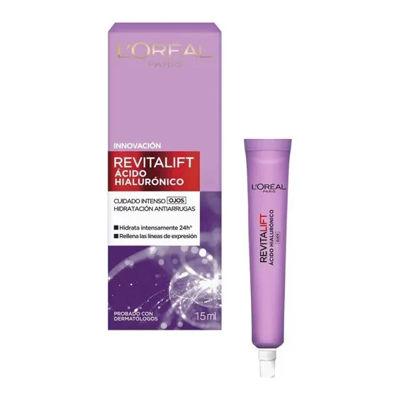 Loreal Revitalift Contorno De Ojos Acido Hialuronico 15 Ml