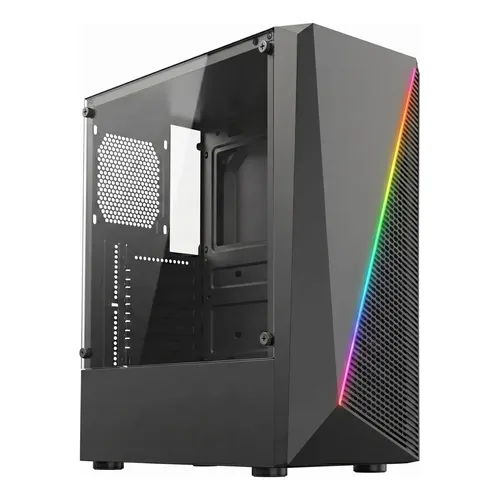 Gabinete Pc Lian Li Lancool 217 Madera Nogal Atx 5 Nogal Negro