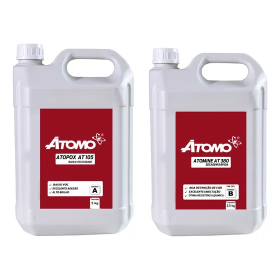 Kit Resina Epoxi Secagem Rapida De Baixa Espessura 7,5kg