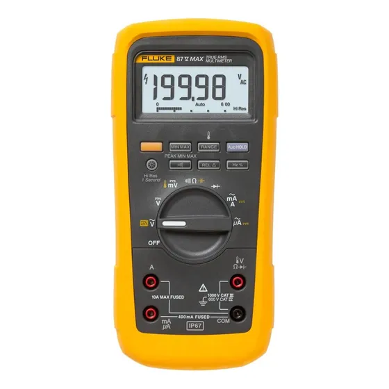 Multímetro Digital Fluke 87v Max True-rms, Resistente E Com