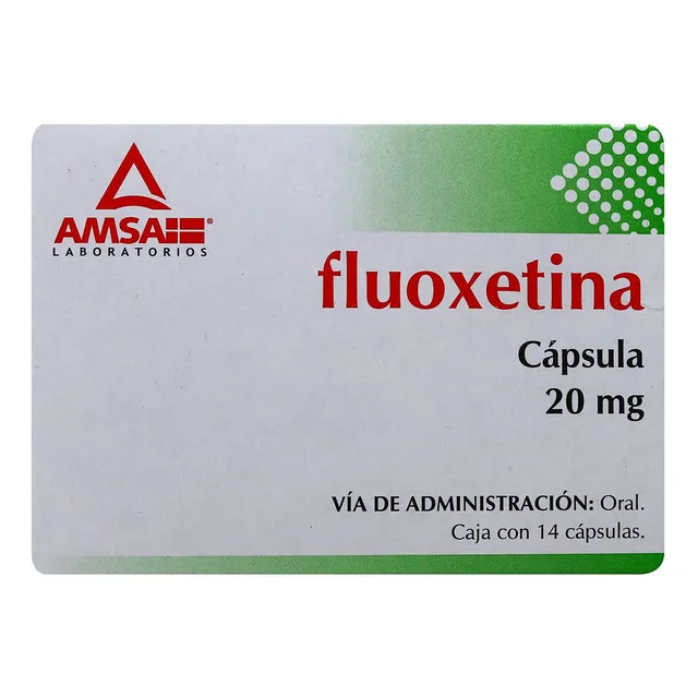 Fluoxetina 14 Cápsulas De 20 Mg C/u Amsa