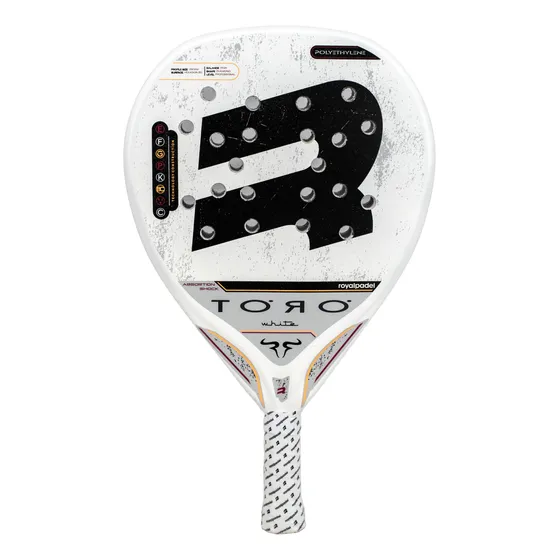Paleta Royal Padel Toro White Rugosa Blanca Local San Justo