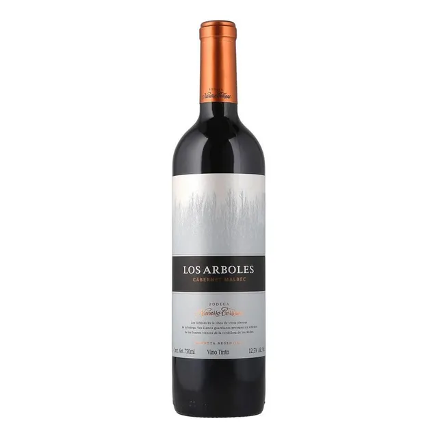 Pack De 12 Vino Tinto Los Arboles Malbec 750 Ml