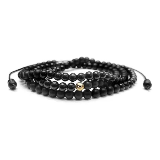 Pulseras Hombre (gogo Accs.) Pulsera Nelo Black (17) Diámetro 20 Cm