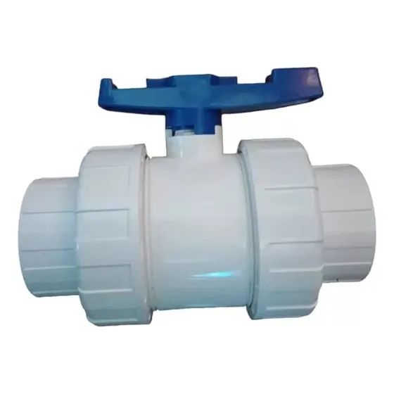 Valvula Llave De Paso  Union Universal Doble 3 Lisa