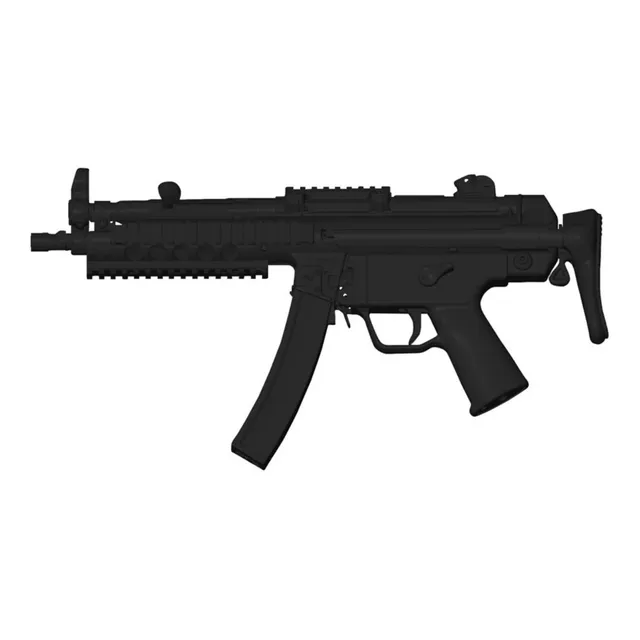 Subfusil Hk Mp5, Material Tpr Macizo, P/entrenamiento