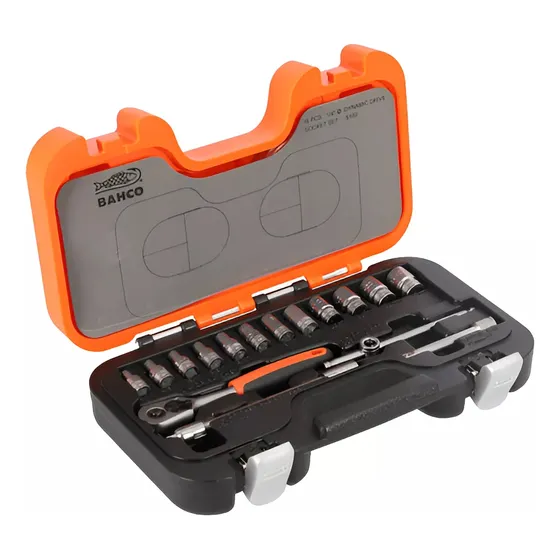 Juego Dados 1/4 Bahco 16 Piezas S160 4mm A 13mm