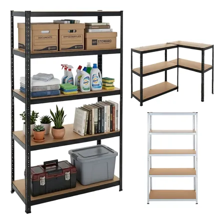 Rack Estante Metalico Organizador Anaquel Mueble 5 Niveles