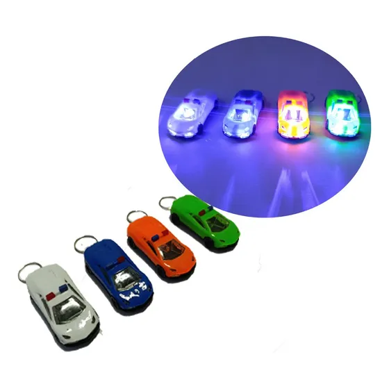 Souvenir Llavero Auto X12 Luminoso Led Cumpleaños Piñata