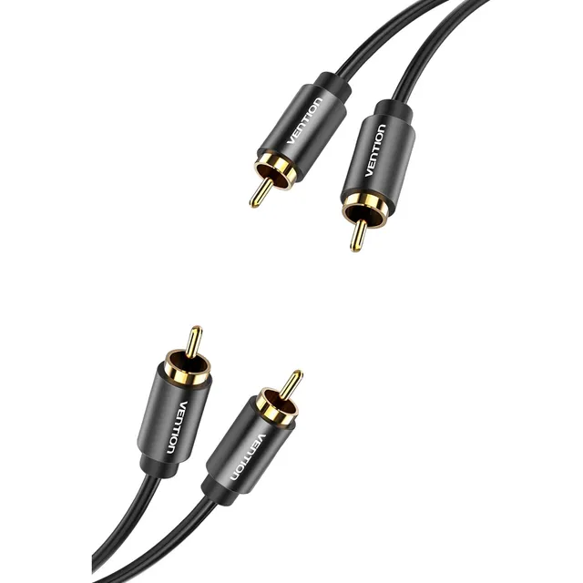 Cable Coaxial Audio (2m) Rca Macho Tv Amplificador Hi-fi Dvd