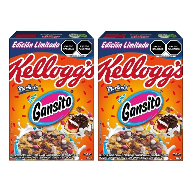 Cereal Gansito De Kellogg's Edición Limitada 2pack