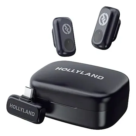 Microfone Hollyland Lark A1 Duo Usb-c Preto Preto
