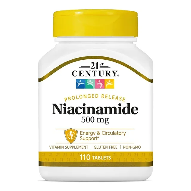 Niacinamida Vitamina B3 Non Flush . 100 Caps Usa