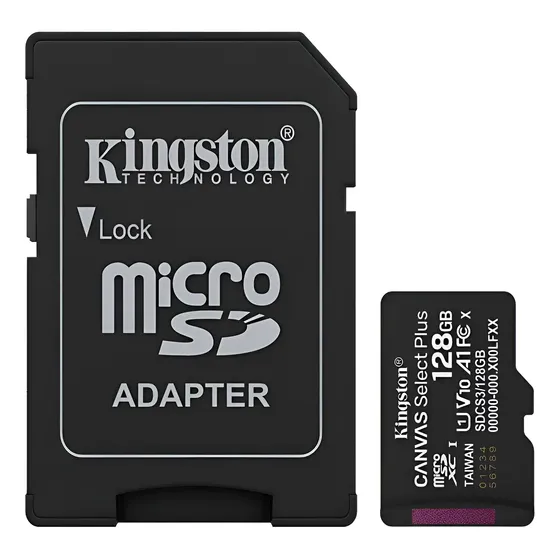 Tarjeta Memoria Micro Sd Kingston Canvas Select Plus 128gb