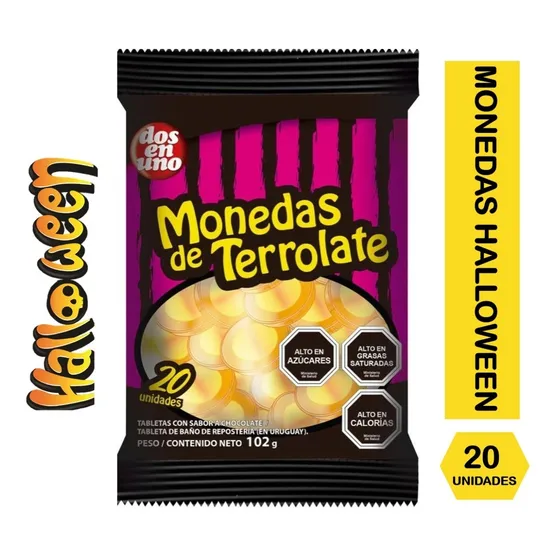 Chocolates Halloween - Monedas De Terrolate (bolsa De 20)